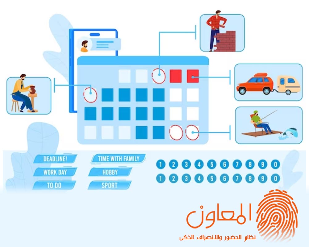جدولة الدومات أو الورديات