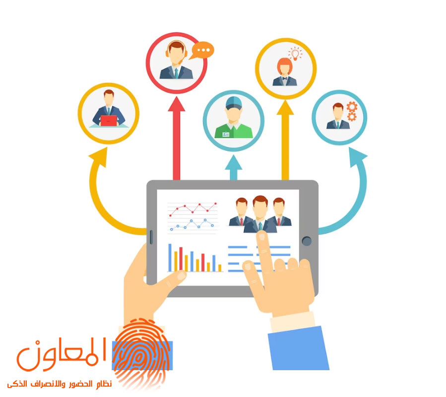 كيفية ربط الفروع والتقارير التفصيلية للموظفين عبر البرنامج